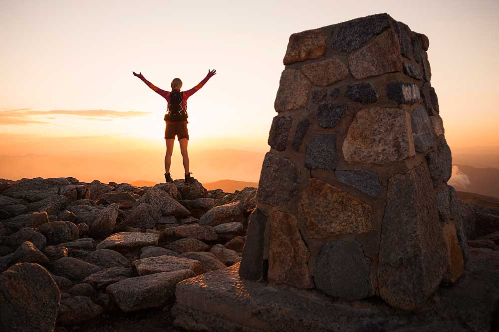 Love a mountain sunset at Thredbo